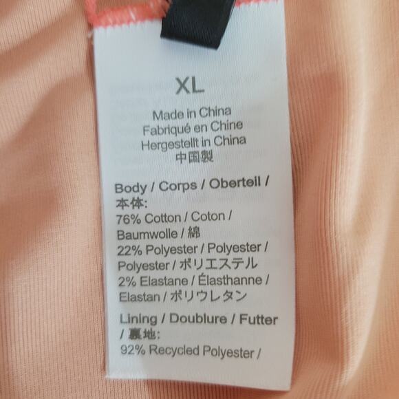 NWT J.Crew Curved Waist Cheeky Bikini Bottom Cotton Terry Salmon Beach Size XL - Picture 6 of 6